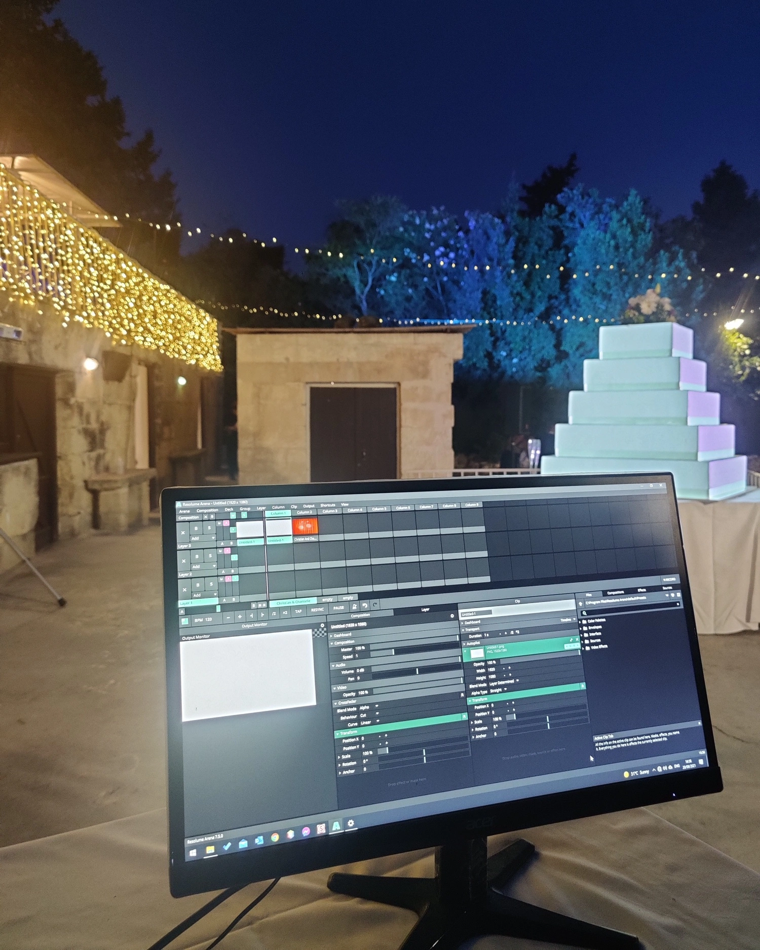 Wedding 3D and projection mappings by Kodly